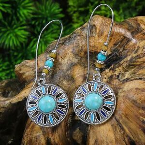 5 for $25 Teal Round Drops